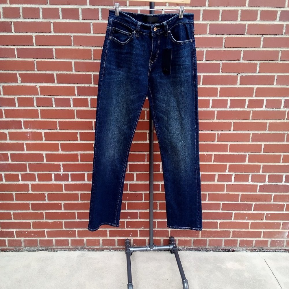 Men's dark wash 5 pocket boot cut Kancan Jeans